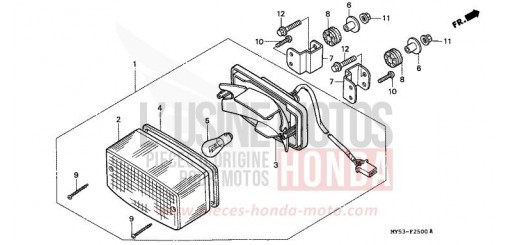 FEU ARRIERE CB500R de 1994